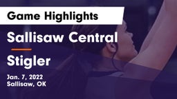 Sallisaw Central  vs Stigler  Game Highlights - Jan. 7, 2022