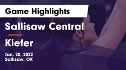 Sallisaw Central  vs Kiefer  Game Highlights - Jan. 20, 2022