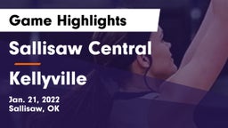 Sallisaw Central  vs Kellyville  Game Highlights - Jan. 21, 2022