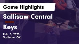 Sallisaw Central  vs Keys  Game Highlights - Feb. 3, 2023