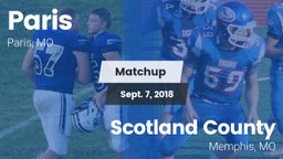 Matchup: Paris vs. Scotland County  2018