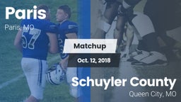 Matchup: Paris vs. Schuyler County 2018