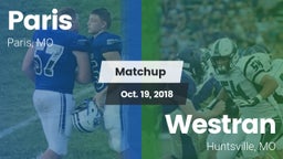 Matchup: Paris vs. Westran  2018