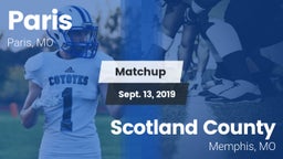 Matchup: Paris vs. Scotland County  2019