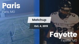 Matchup: Paris vs. Fayette  2019