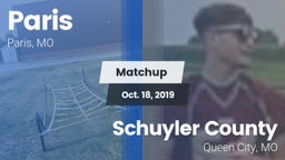 Matchup: Paris vs. Schuyler County 2019