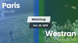 Matchup: Paris vs. Westran  2019