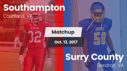 Matchup: Southampton vs. Surry County  2017