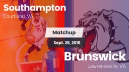 Matchup: Southampton vs. Brunswick  2018