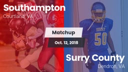 Matchup: Southampton vs. Surry County  2018