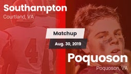 Matchup: Southampton vs. Poquoson  2019