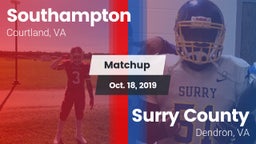 Matchup: Southampton vs. Surry County  2019