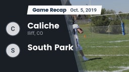 Recap: Caliche  vs. South Park 2019