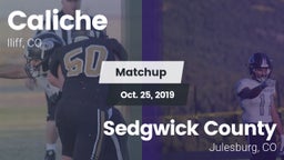 Matchup: Caliche  vs. Sedgwick County  2019