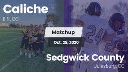 Matchup: Caliche  vs. Sedgwick County  2020