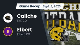 Recap: Caliche  vs. Elbert  2023