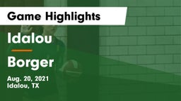 Idalou  vs Borger  Game Highlights - Aug. 20, 2021