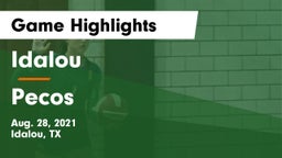 Idalou  vs Pecos  Game Highlights - Aug. 28, 2021