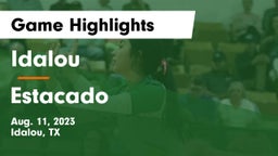Idalou  vs Estacado  Game Highlights - Aug. 11, 2023