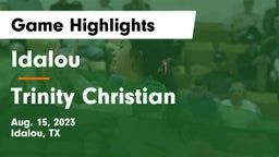 Idalou  vs Trinity Christian  Game Highlights - Aug. 15, 2023