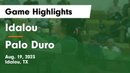 Idalou  vs Palo Duro  Game Highlights - Aug. 19, 2023