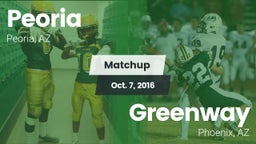 Matchup: Peoria vs. Greenway  2016