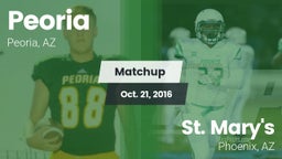 Matchup: Peoria vs. St. Mary's  2016