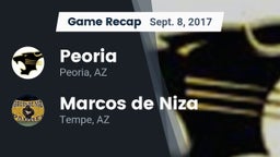Recap: Peoria  vs. Marcos de Niza  2017