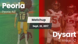 Matchup: Peoria vs. Dysart  2017