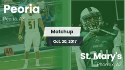 Matchup: Peoria vs. St. Mary's  2017