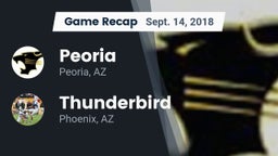 Recap: Peoria  vs. Thunderbird  2018