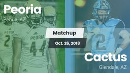Matchup: Peoria vs. Cactus  2018