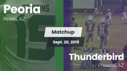 Matchup: Peoria vs. Thunderbird  2019