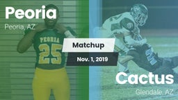 Matchup: Peoria vs. Cactus  2019