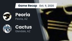 Recap: Peoria  vs. Cactus  2020