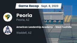 Recap: Peoria  vs. American Leadership Academy - West Foothills 2023