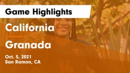 California  vs Granada  Game Highlights - Oct. 5, 2021