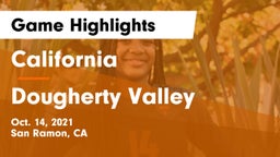 California  vs Dougherty Valley Game Highlights - Oct. 14, 2021