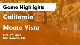 California  vs Monte Vista  Game Highlights - Oct. 19, 2021