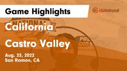 California  vs Castro Valley  Game Highlights - Aug. 23, 2022