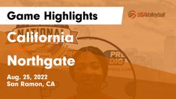California  vs Northgate  Game Highlights - Aug. 25, 2022