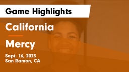 California  vs Mercy  Game Highlights - Sept. 16, 2023