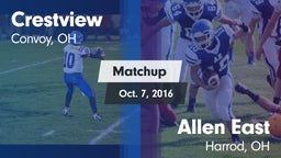 Matchup: Crestview vs. Allen East  2016