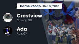 Recap: Crestview  vs. Ada  2018