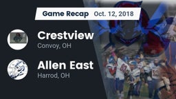 Recap: Crestview  vs. Allen East  2018
