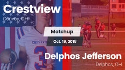 Matchup: Crestview vs. Delphos Jefferson  2018