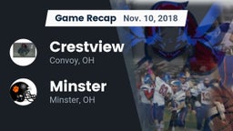 Recap: Crestview  vs. Minster  2018