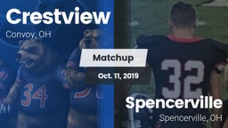 Matchup: Crestview vs. Spencerville  2019
