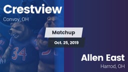 Matchup: Crestview vs. Allen East  2019