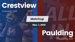 Matchup: Crestview vs. Paulding  2019